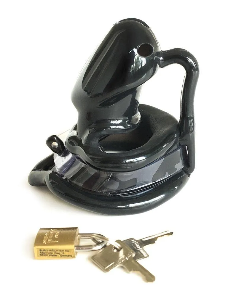 Birdlocked Silicone Neo Chastity Device, Black