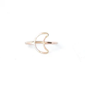 Crescent Moon Stacking Ring