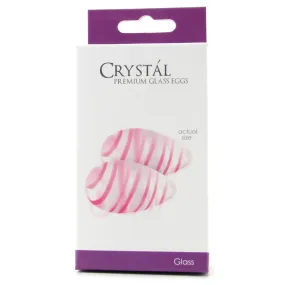 Crystal Premium Glass Eggs in Clear