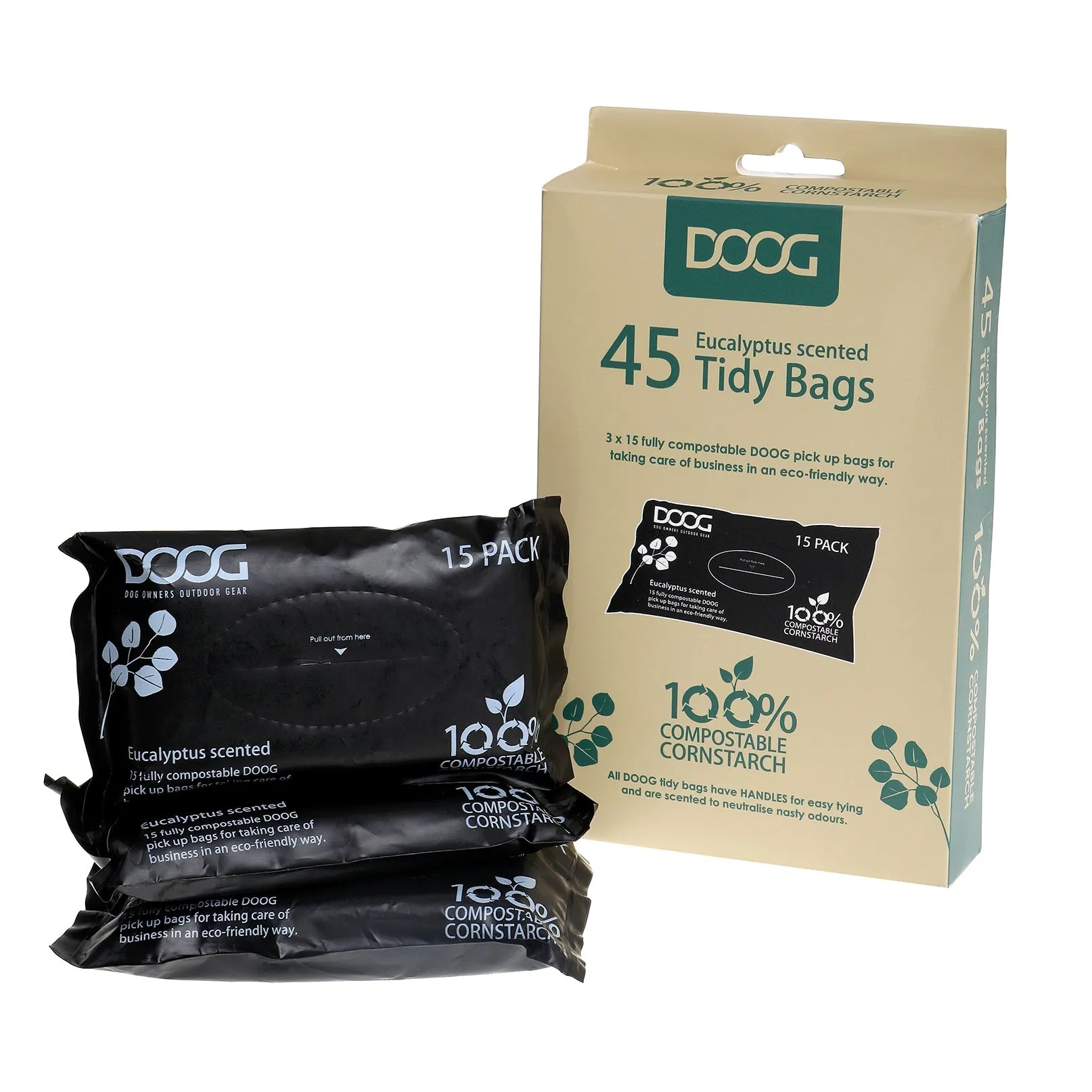 Doog Compostable Dog Poop Bags 45 Pack^^^