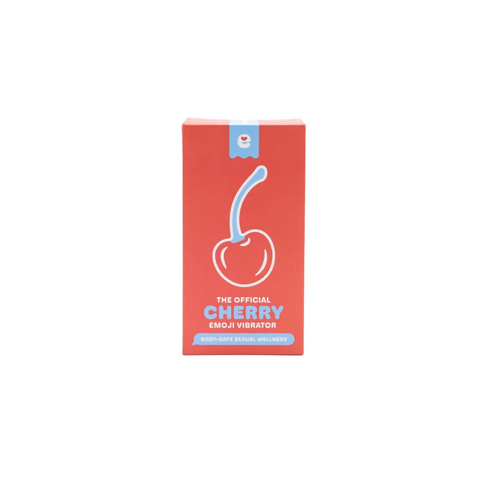 Emojibator Cherry Silicone Rechargeable Kegel Vibrator