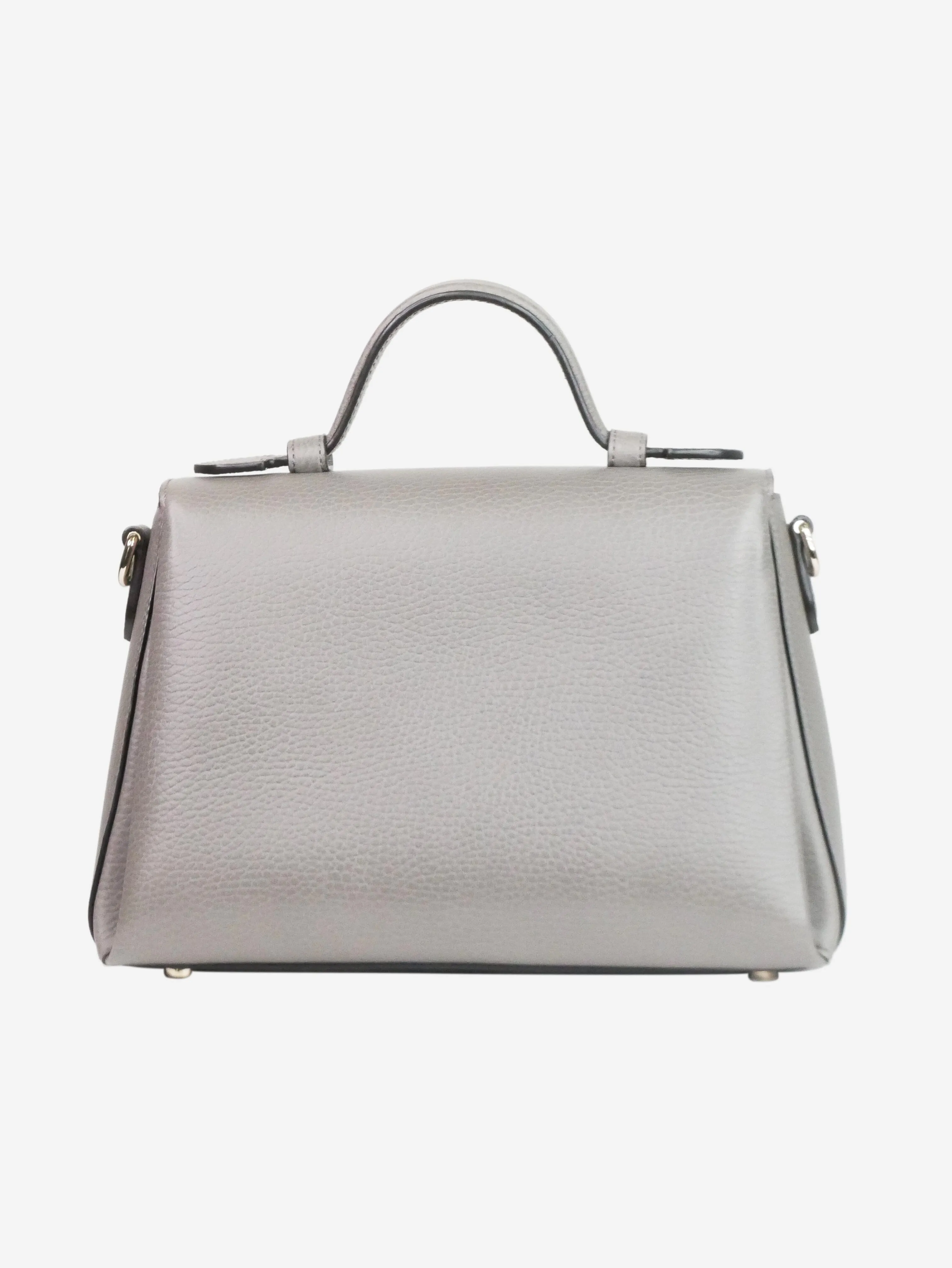 Grey Interlocking G leather shoulder bag