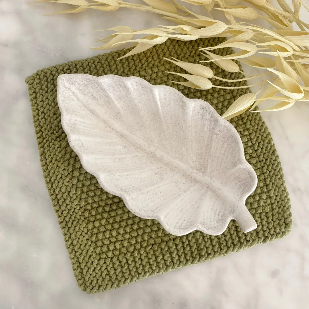 Leaf Shaped Trinket Tray