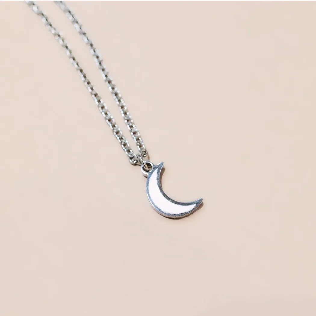 Moonlight Lumina Luna Crescent Moon Necklace