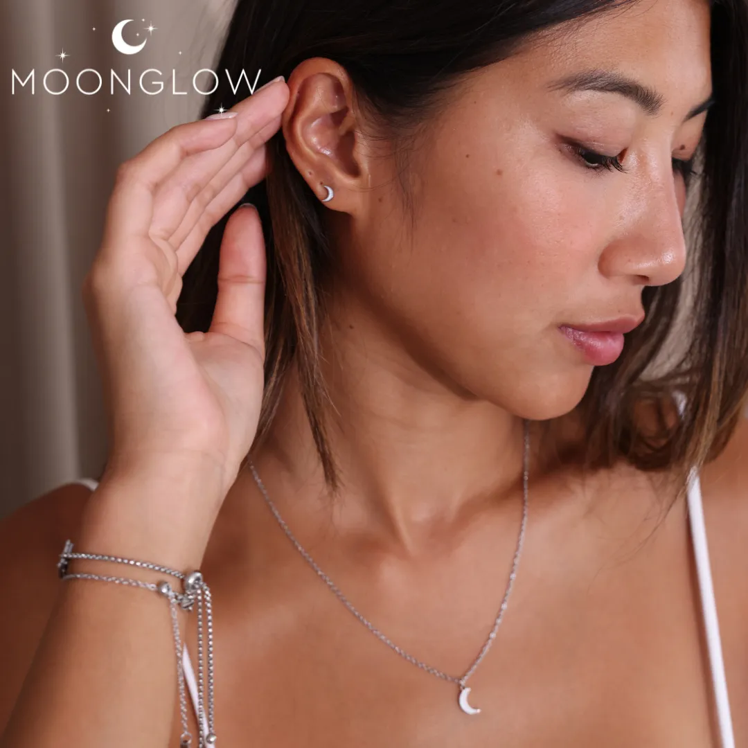Moonlight Lumina Luna Crescent Moon Necklace