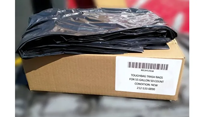 Ranked #1 on Amazon: 100 Count - ToughBag 55 Gallon Heavy Duty Trash Bags - Ships Same/Next Day!