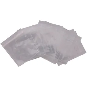SA-B22 - 100 Pack of 2 Inch x 2 Inch Clear Reclosable Poly Bags - 2 MIL