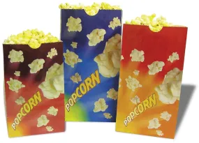 Winco Benchmark 41246 Popcorn Butter Bags 46 oz Orange Stand-Up Leak-Proof Bags | Denson CFE